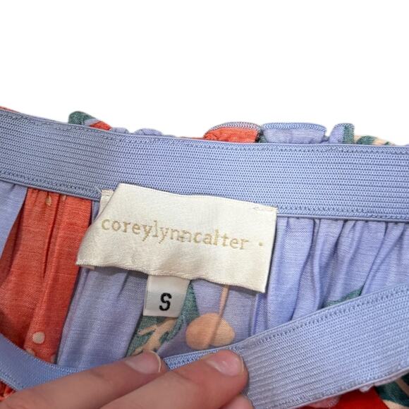 Anthropologie Corey Lynn Calter Naranjas A-Line Midi Skirt - Picture 5 of 7